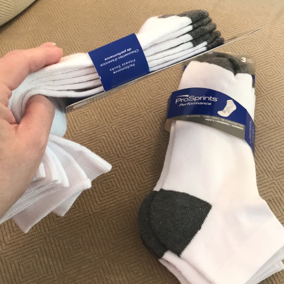 2 packs PROSPRINTS Quarter Cut Socks, 3 pairs per pack *Athletic Performance* - Picture 1 of 9
